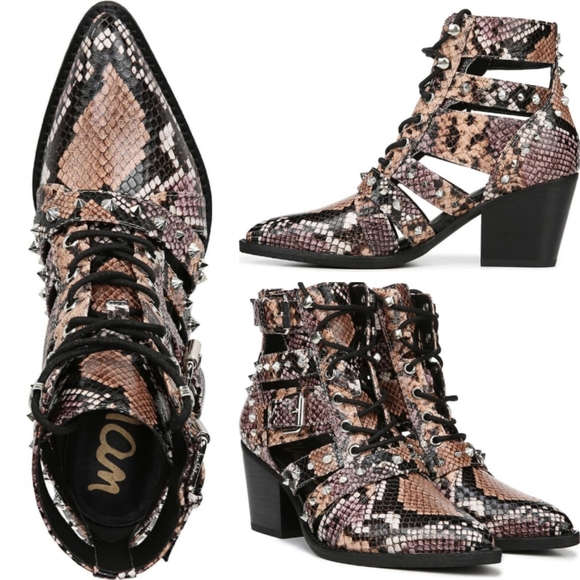 Sam Edelman Elana Cutout Studded Bootie - Picture 6 of 7